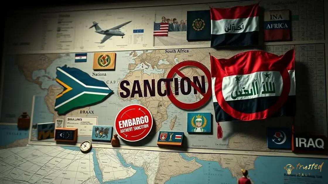 Historical examples of sanctions impact