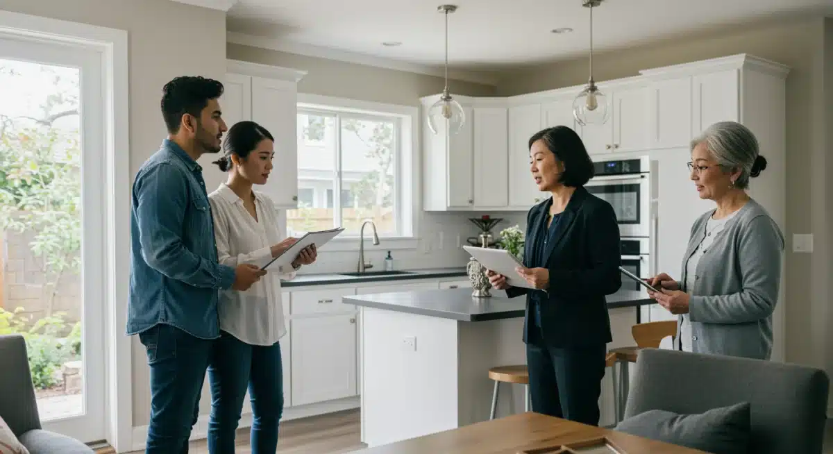 Homebuyers consulting agent in housing market