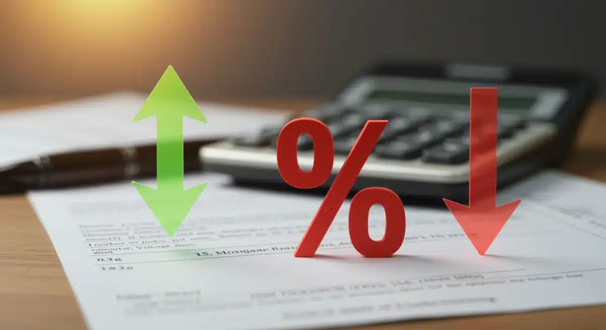 Graphic illustrating interest rate change impact